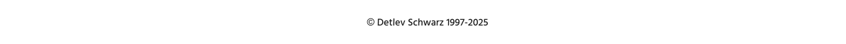 © Detlev Schwarz 1997-2025